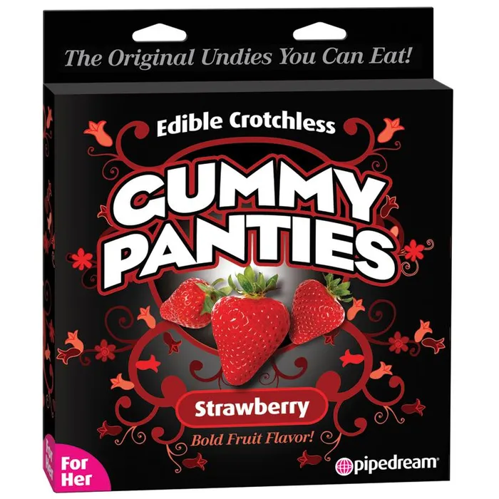 Edible Crotchless Gummy Panties For Her Holiday Anal