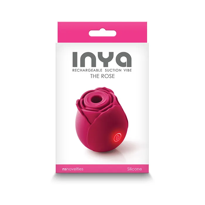 NS Novelties Vibrators INYA The Rose Red Clitoral Air Pulsation Stimulator NS Novelties Vibrators INYA The Rose Red Clitoral Air Pulsation Stimulator