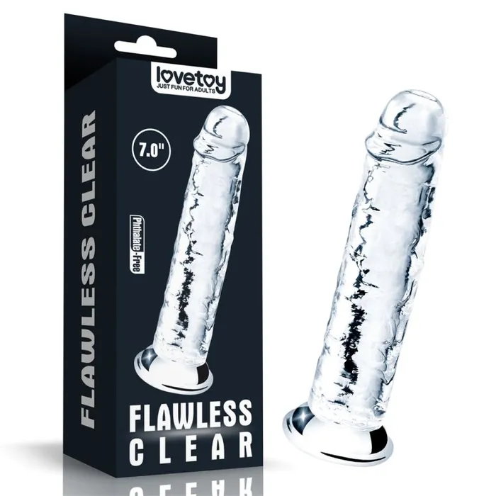 Lovetoy Dildos Clear Dildo 7in