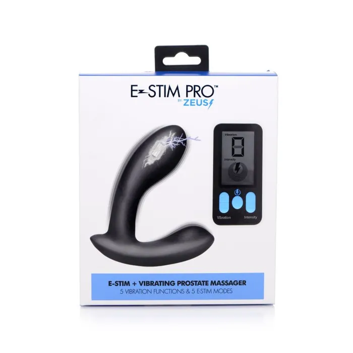 Zeus Male Sex Toys Vibrating EStim Prostate Massager