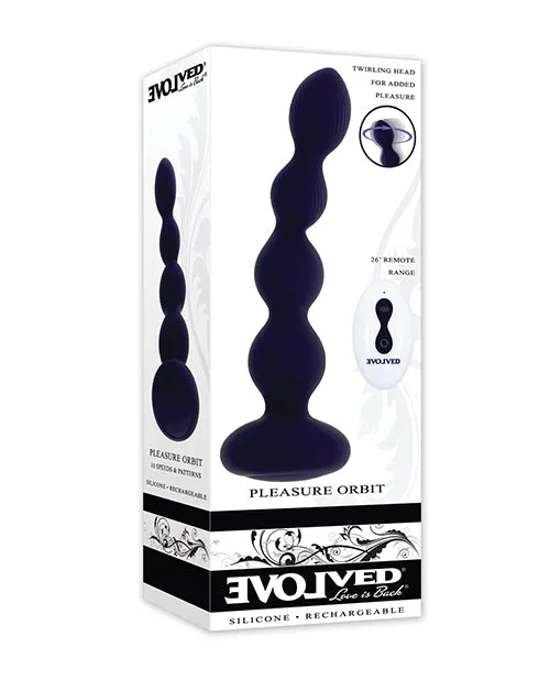 Evolved Purple Pleasure Orbit Remote Controlled Anal Vibe Anal