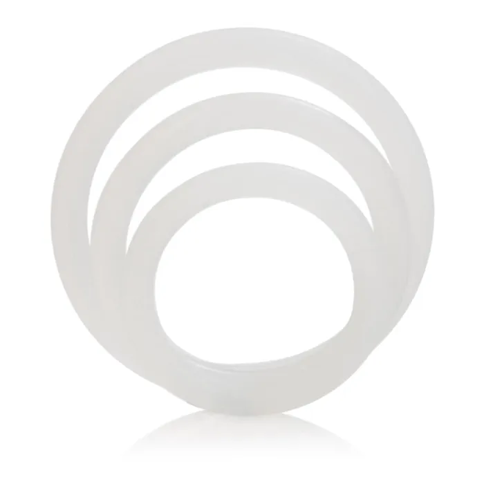 CalExotics Anal Silicone Support Rings Clear CalExotics Anal Silicone Support Rings Clear