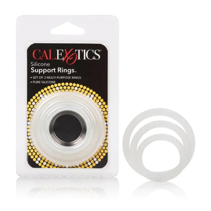 CalExotics Anal Silicone Support Rings Clear CalExotics Anal Silicone Support Rings Clear