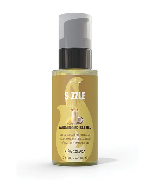 Sensuva Valencia Naturals Enhancers Sizzle Lips Warming Gel 2 oz Pina Colada Sensuva Valencia Naturals Enhancers Sizzle Lips Warming Gel 2 oz Pina Colada