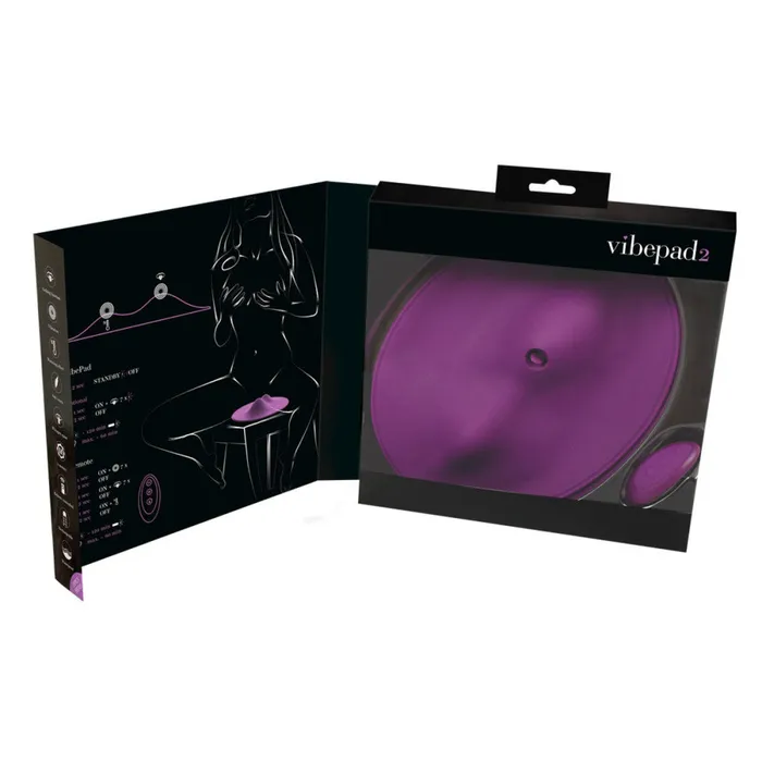 The VibePad 2 HandsFree Flat Vibrating and Warming Grinding Pad The Pleasure Parlor Female Sex Toys