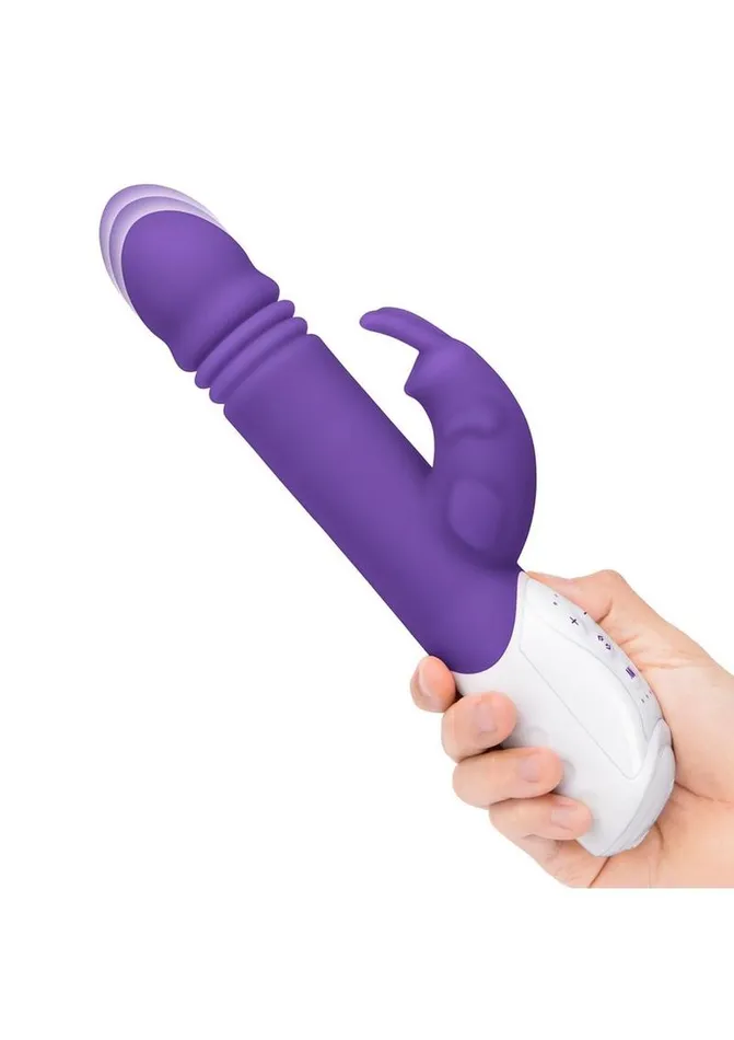 Female Sex Toys Rabbit Essentials Rabbit Essentials Silicone Rechargeable GSpot Thrusting Rabbit Vibrator