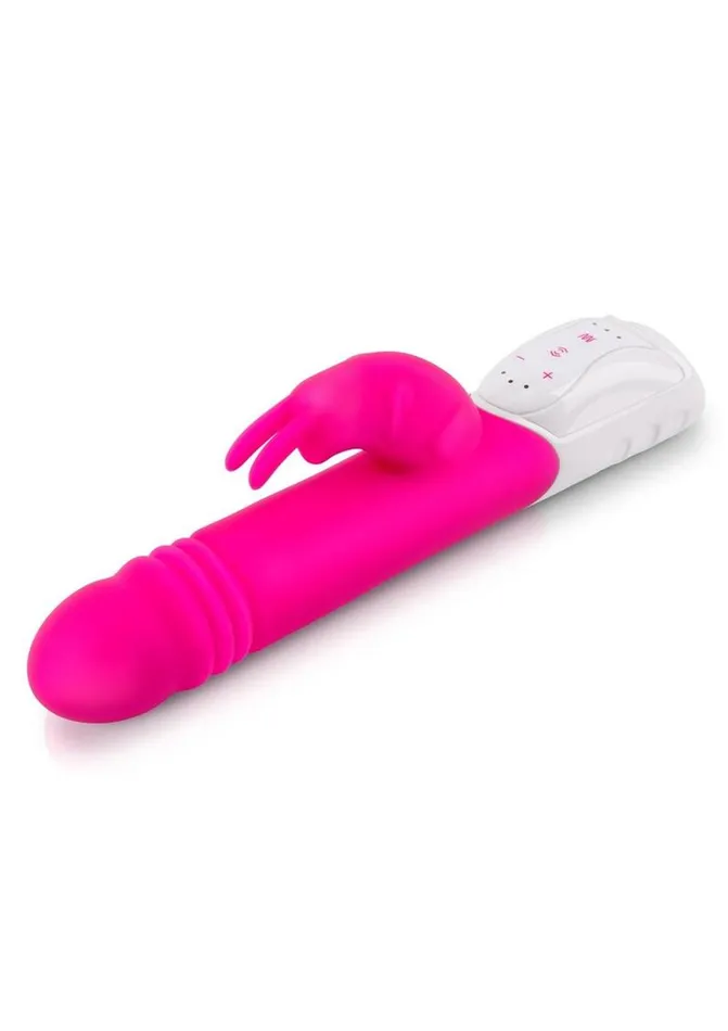 Female Sex Toys Rabbit Essentials Rabbit Essentials Silicone Rechargeable GSpot Thrusting Rabbit Vibrator