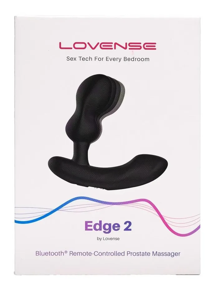 Lovense Anal Lovense Edge 2 Remote Controlled Silicone Prostate Massager