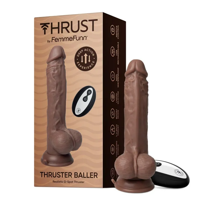Thruster Baller Brown Femme Funn Female Sex Toys