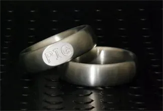 Vibrators Ballisticmetal PIG Engraved Donut Style Cockring