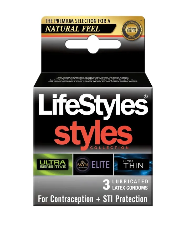 Vibrators Paradise Marketing Lifestyles Styles Sensitive 3 Pk