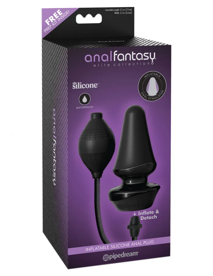Collection Inflatable Silicone Butt Plug Anal Fantasy Elite Anal