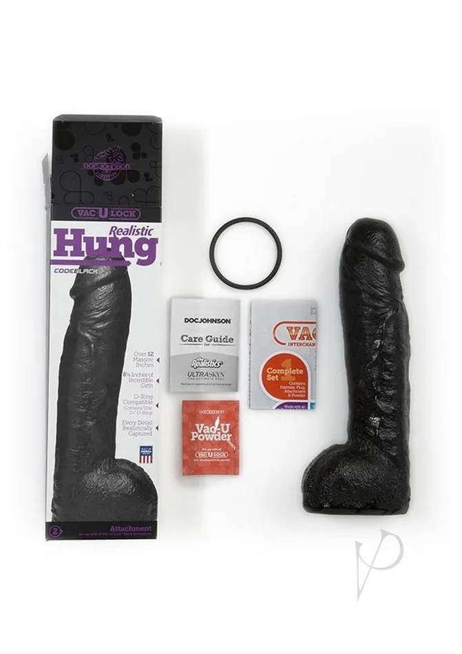 Dildos VacULock Vac U Lock Codeblack Realistic Hung Dildos VacULock Vac U Lock Codeblack Realistic Hung