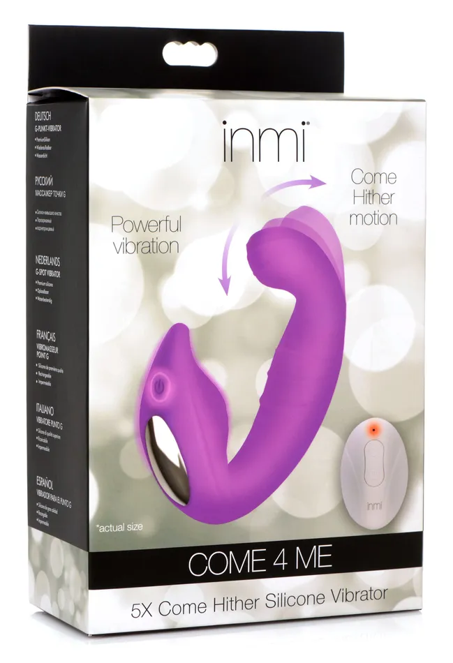 Female Sex Toys XR Brands Come Hither Gspot Vibrator