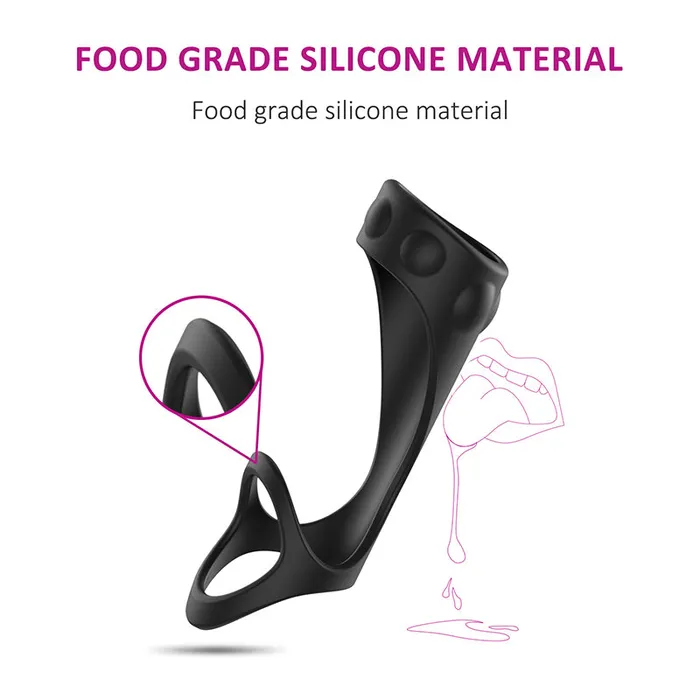 Male Sex Toys Laphwing Pallas Penis Sleeve Male Lock Ring With Strong Stretch Laphwing