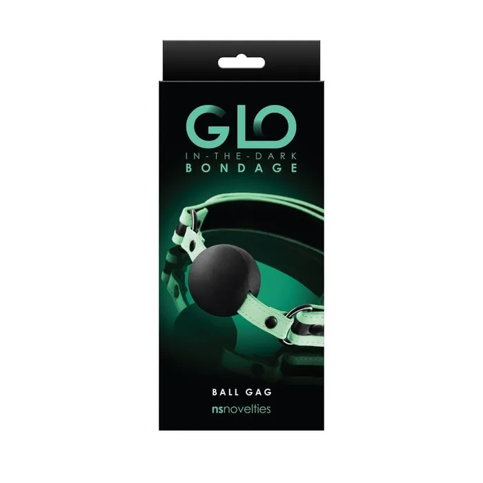 NS Novelties GLO Bondage Green Ball Gag NS Novelties Vibrators
