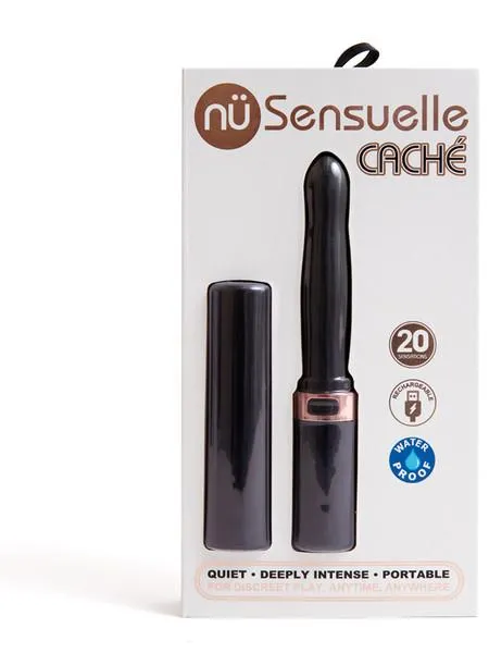 NU Sensuelle Vibrators Nu Sensuelle Cache Rechargeable Covered Vibrator