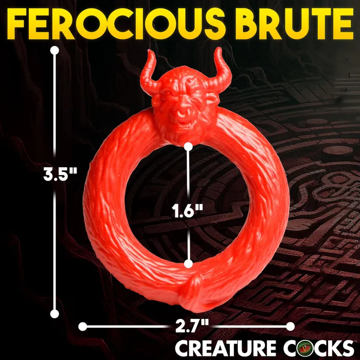 Creature Cocks Male Sex Toys Beast Mode Silicone Cock Ring
