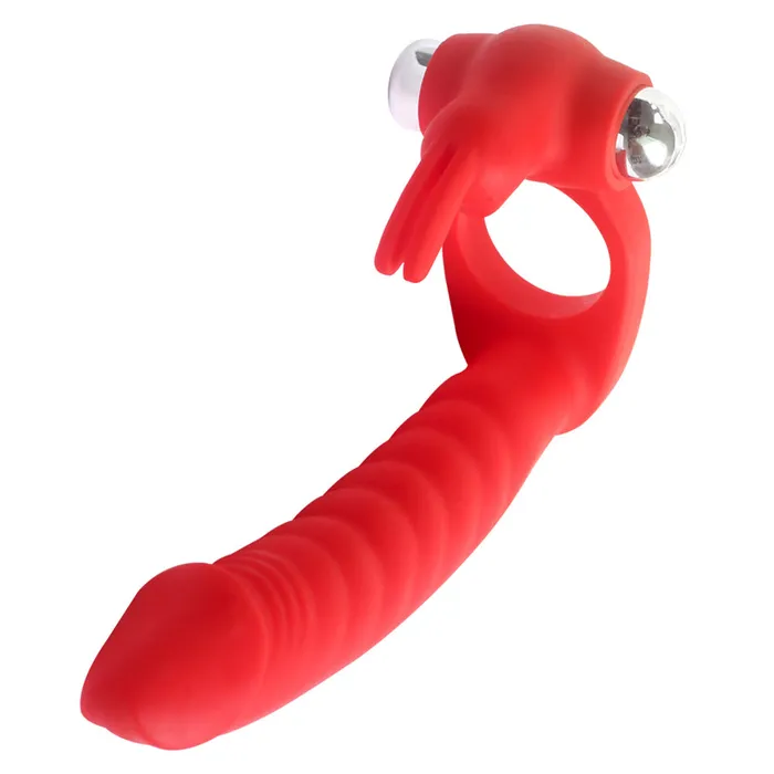 Howells Co Ltd Male Sex Toys Trinity Fun Evil Teaser Vibrating Double Penetration Cock Ring