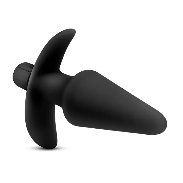 Male Sex Toys Blush Anal Adventures Platinum Silicone Vibrating Butt Plug