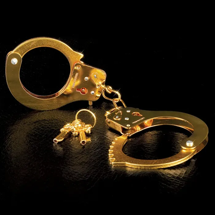 Pipedream Couples Fetish Fantasy Series Gold Metal Cuffs