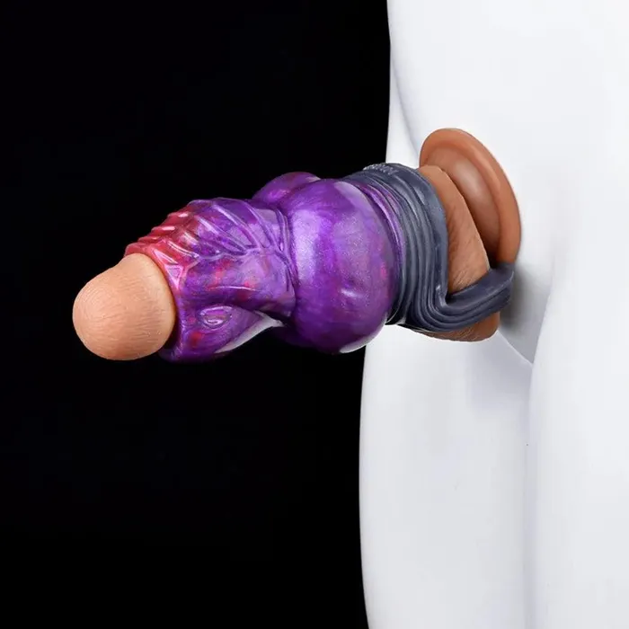 Soft Silicone Penis Extension Sleeve Xinghaoya Male Sex Toys