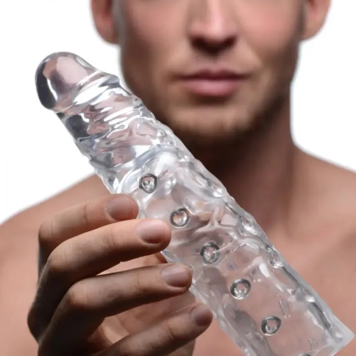 3 Inch Clear Penis Enhancer Sleeve Cock Sleeve Size Matters Male Sex Toys