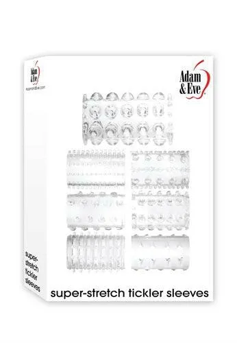 Dildos Adam and Eve Super Stretch Sleeves Clear Adam and Eve