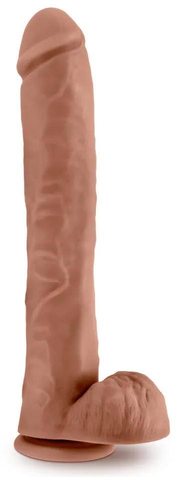 Dildos Blush Novelties Au Naturel Daddy 14 Inch Dildo Mocha Dildos Blush Novelties Au Naturel Daddy 14 Inch Dildo Mocha