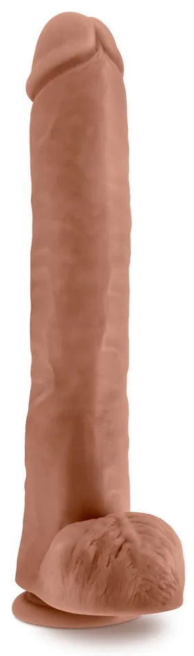 Dildos Blush Novelties Au Naturel Daddy 14 Inch Dildo Mocha Dildos Blush Novelties Au Naturel Daddy 14 Inch Dildo Mocha