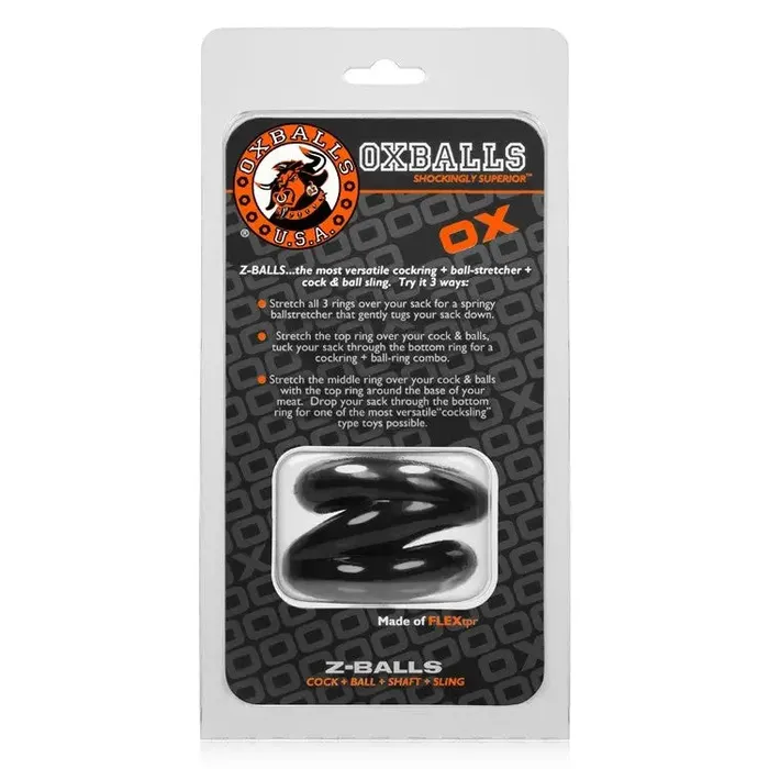 Dildos ZBALLS ballstretcher BLACK OXBALLS