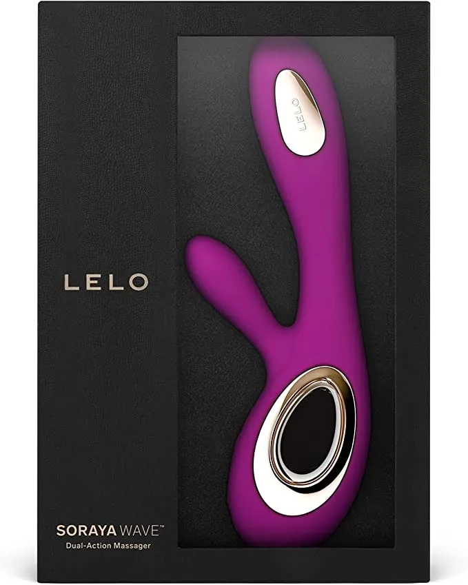 Lelo Soraya Wave Rabbit Sex Toy Deep Rose Lelo Vibrators