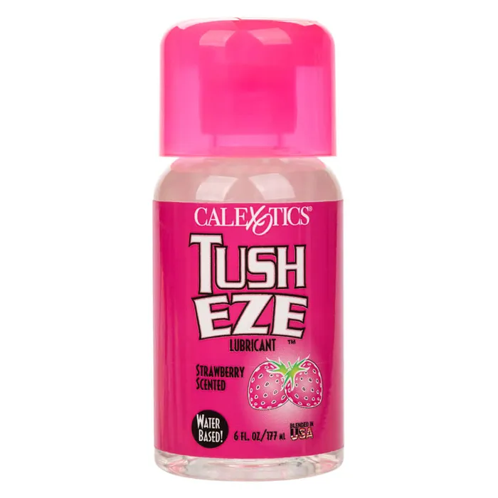 Lubricants CalExotics Tush Eze Lubricant Strawberry Scented 6 Fl Oz177 ml