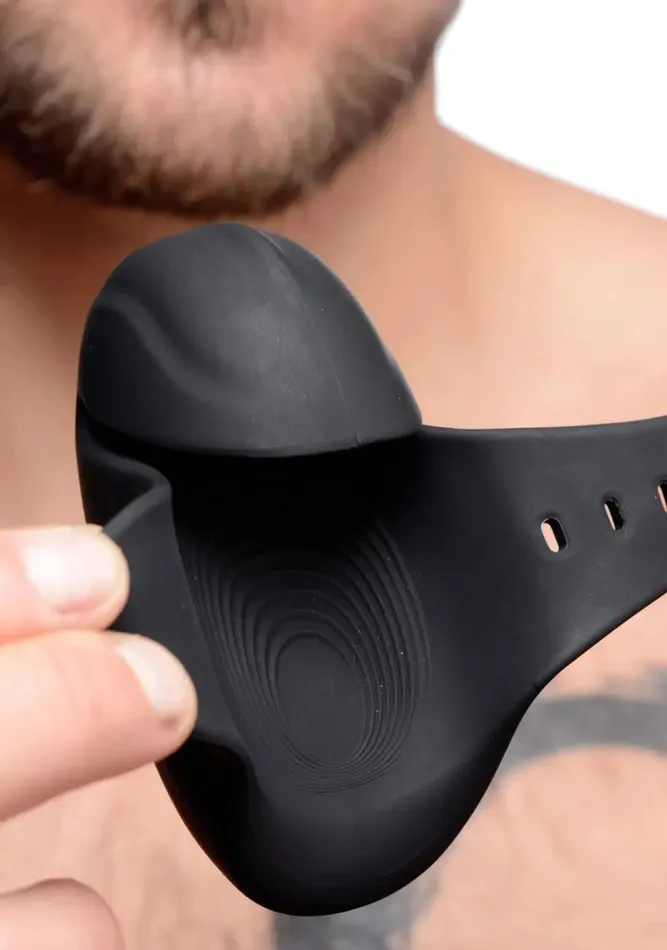 Male Sex Toys Trinity Vibes 8X Vibrating Silicone Penis Head Stimulator Penis Vibrator Sex Toy for Men