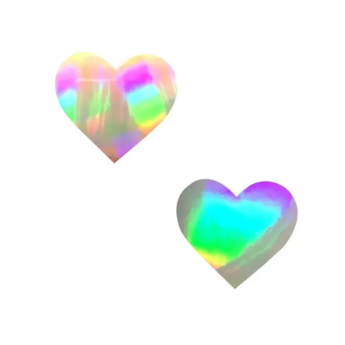Neva Nude LLC Neva Nude Pasty I Heart U Holographic Set of 6 Anal