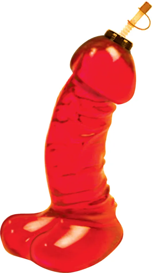 Vibrators Dicky Chug Sports Bottle Red Hott Products