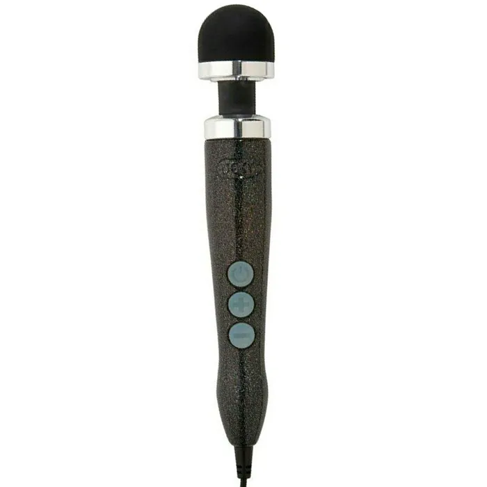 Vibrators DOXY Doxy Wand Vibrator Die Cast 3 Disco Black Glitter Powerful Vibrator