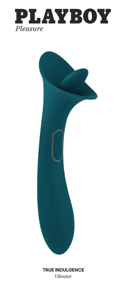 Vibrators Playboy True Indulgence Vibrator Deep Teal