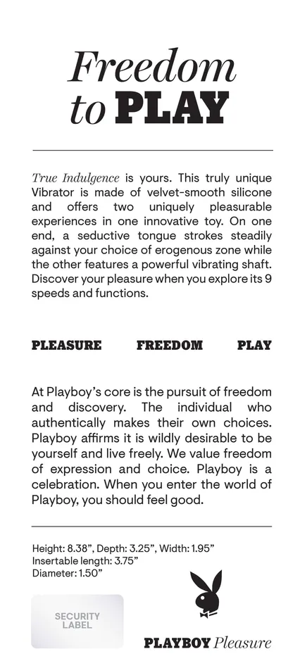 Vibrators Playboy True Indulgence Vibrator Deep Teal Vibrators Playboy True Indulgence Vibrator Deep Teal