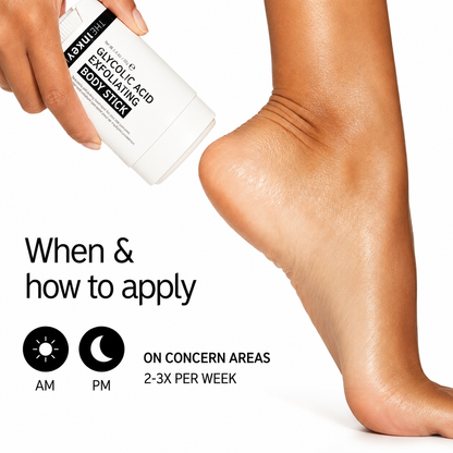 Glycolic Acid Exfoliating Body Stick for Smooth, Softer Skin