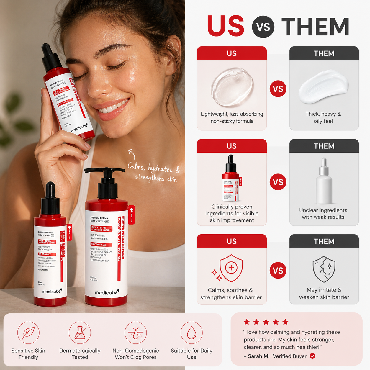 medicube™ Rice Peel Shot Duo | Face & Body Exfoliating Serum