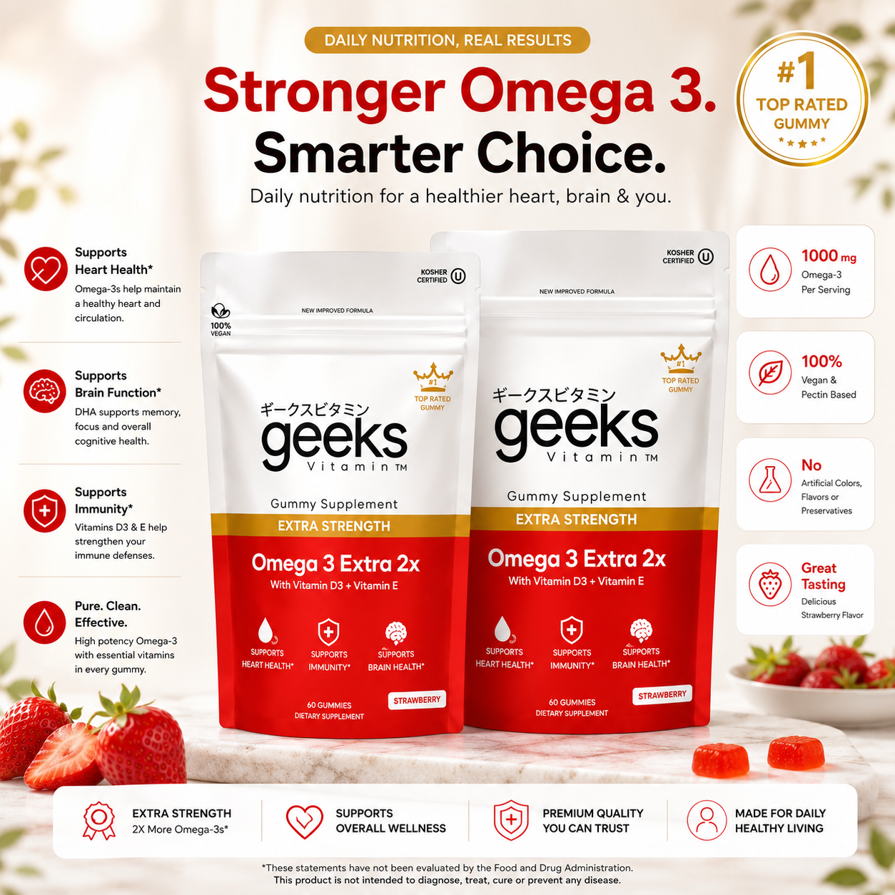 3-Pack Collagen Glow Up + FREE Biotin Growth+