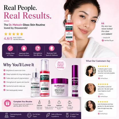 Dr.Melaxin 7-Step Glass Skin Radiance Set | Brighten, Smooth & Firm